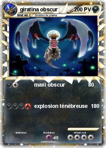 Pokemon giratina obscur