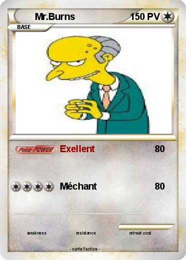 Pokemon Mr.Burns