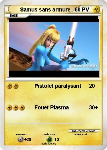 Pokemon Samus sans armure