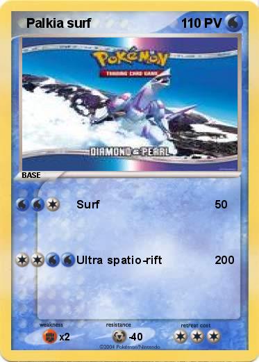 Pokemon   Palkia surf         