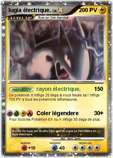 Pokemon lugia électrique.