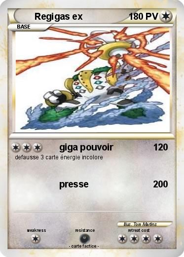 Pokemon Regigas ex