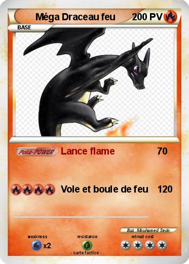 Pokemon Méga Draceau feu