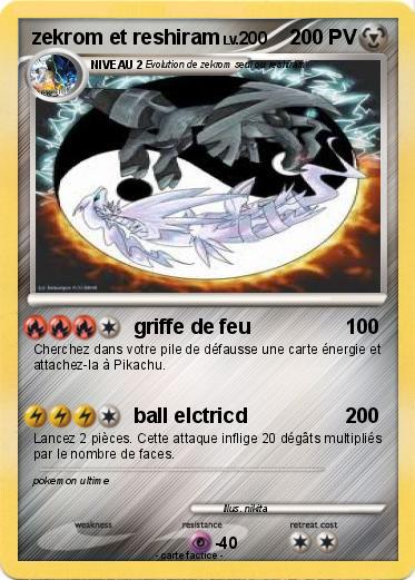 Pokemon zekrom et reshiram
