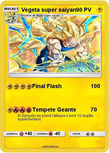 Pokemon Vegeta super saiyan