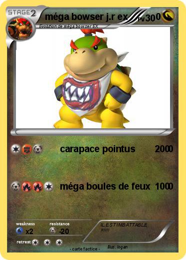 Pokemon méga bowser j.r ex           0