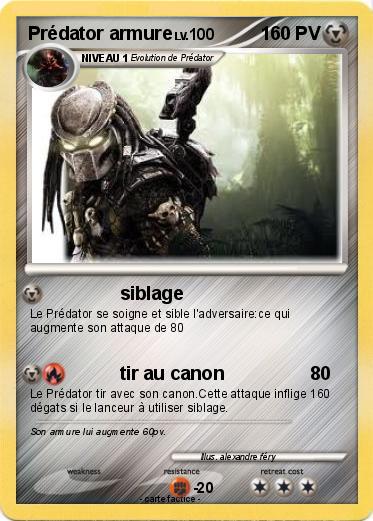Pokemon Prédator armure