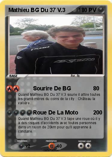 Pokemon Mathieu BG Du 37 V.3