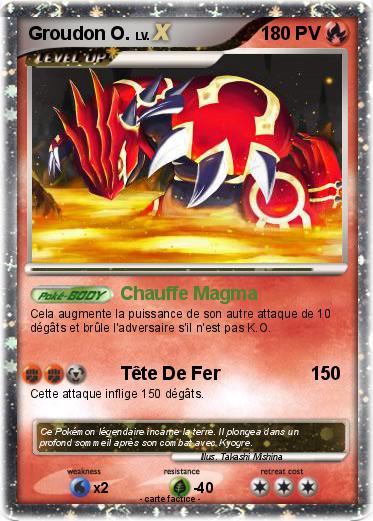 Pokemon Groudon O.