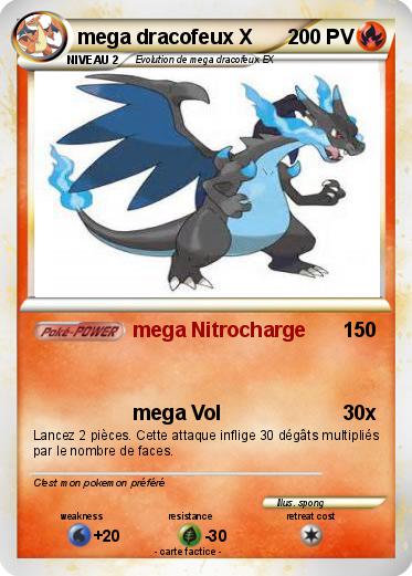 Pokemon mega dracofeux X