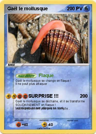 Pokemon Gaël le mollusque