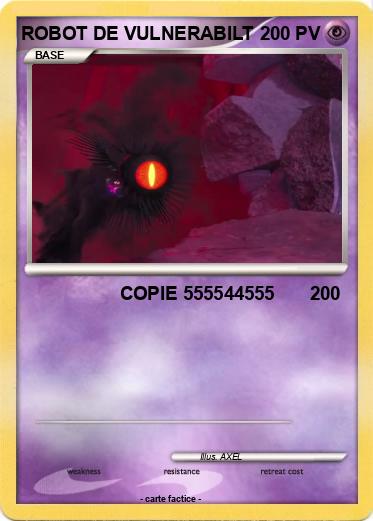 Pokemon ROBOT DE VULNERABILT