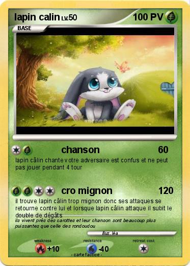 Pokemon lapin calin