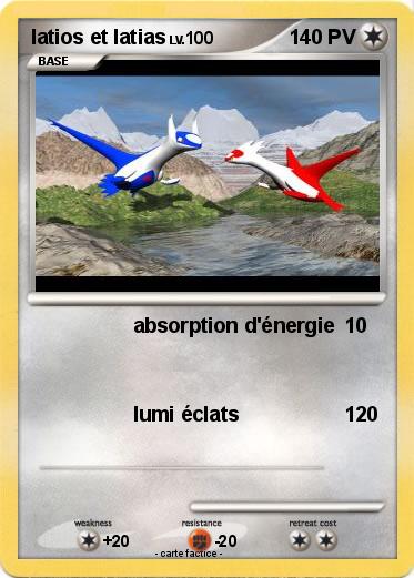 Pokemon latios et latias