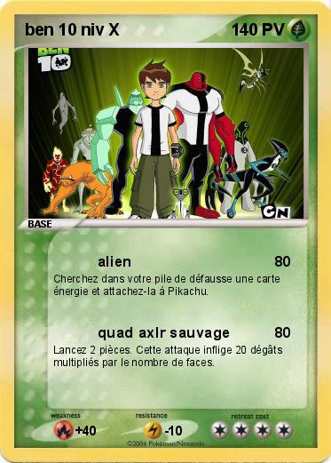 Pokemon ben 10 niv X