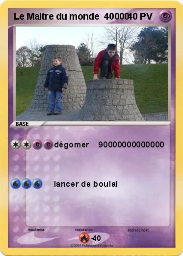 Pokemon Le Maitre du monde  40000