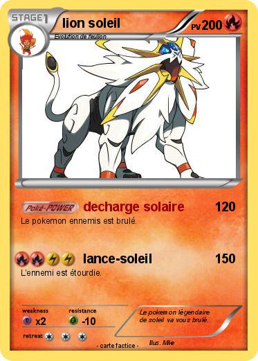 Pokemon lion soleil