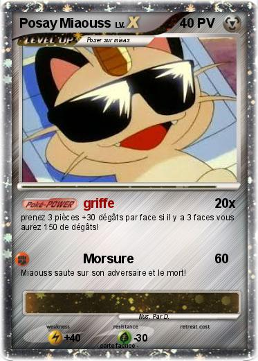 Pokemon Posay Miaouss