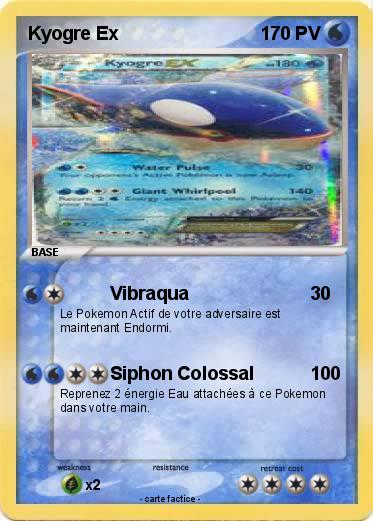 Pokemon Kyogre Ex