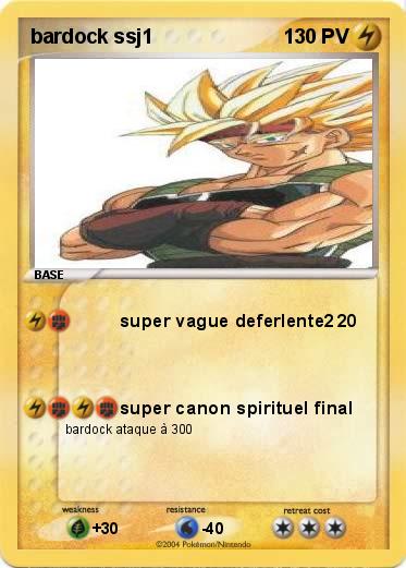 Pokemon bardock ssj1
