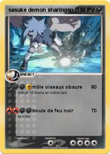 Pokemon sasuke demon sharingan