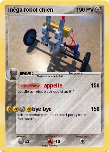 Pokemon méga robot chien