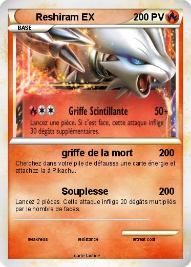 Pokemon Reshiram EX