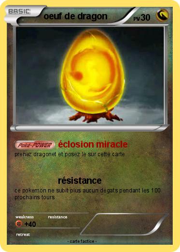 Pokemon oeuf de dragon