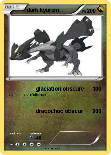 Pokemon dark kyurem
