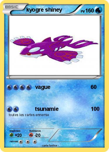 Pokemon kyogre shiney