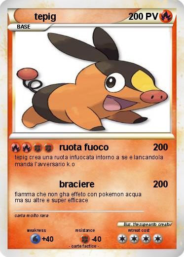 Pokemon tepig