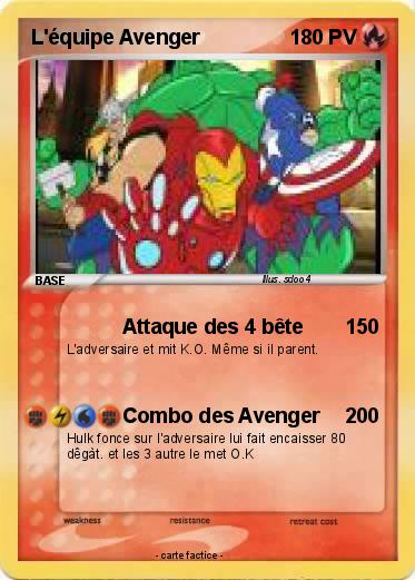 Pokemon L'équipe Avenger