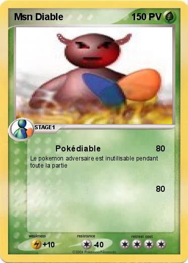 Pokemon Msn Diable