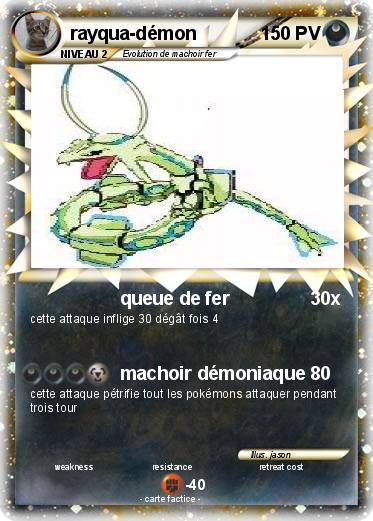 Pokemon rayqua-démon
