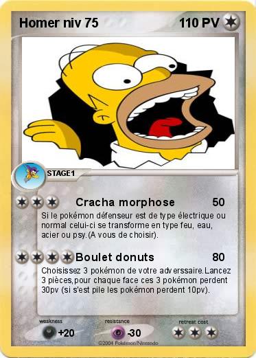 Pokemon Homer niv 75