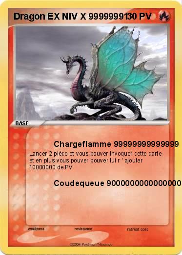 Pokemon Dragon EX NIV X 99999991