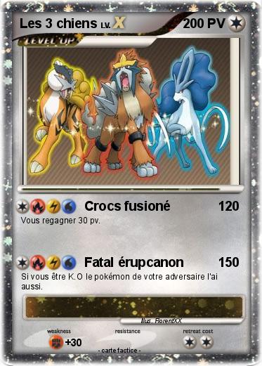 Pokemon Les 3 chiens