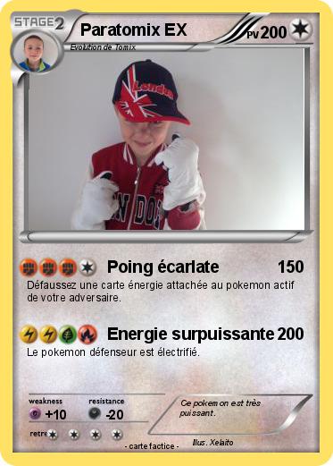 Pokemon Paratomix EX