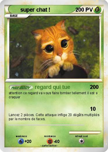 Pokemon super chat !