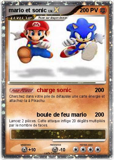 Pokemon mario et sonic
