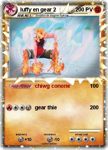Pokemon luffy en gear 2