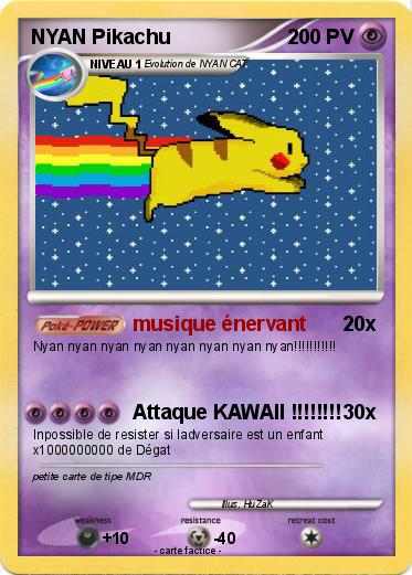 Pokemon NYAN Pikachu