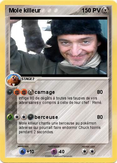 Pokemon Mole killeur