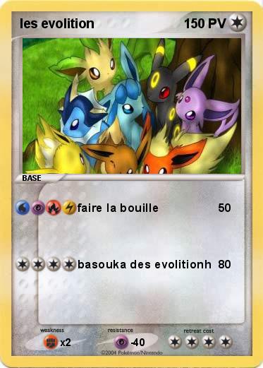 Pokemon les evolition