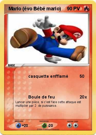 Pokemon  Mario (évo Bébé mario)