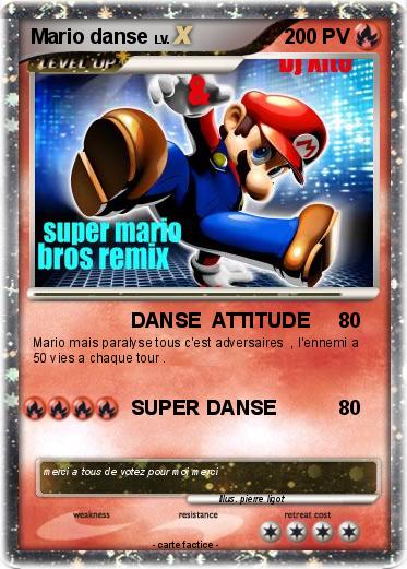 Pokemon Mario danse