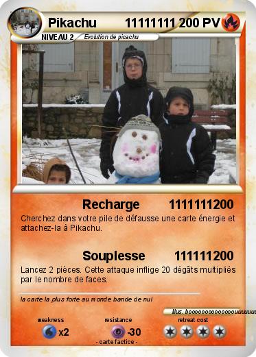 Pokemon Pikachu        11111111