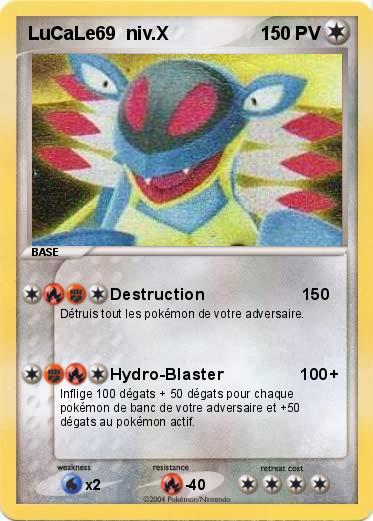 Pokemon LuCaLe69  niv.X