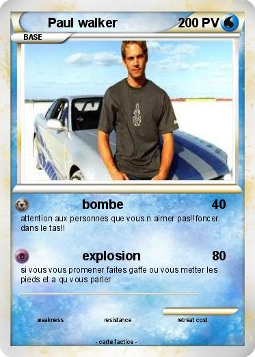 Pokemon Paul walker