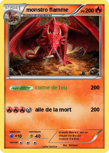 Pokemon monstro flamme